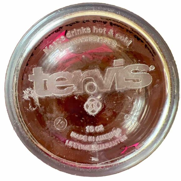 TERVIS Breast Cancer Awareness Pink Ribbon Butterfly 16 Oz Cup Tumbler W Lid - Picture 5 of 12